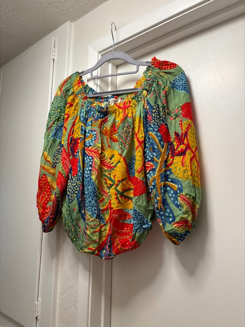 Christian Siriano colorful blouse - size small